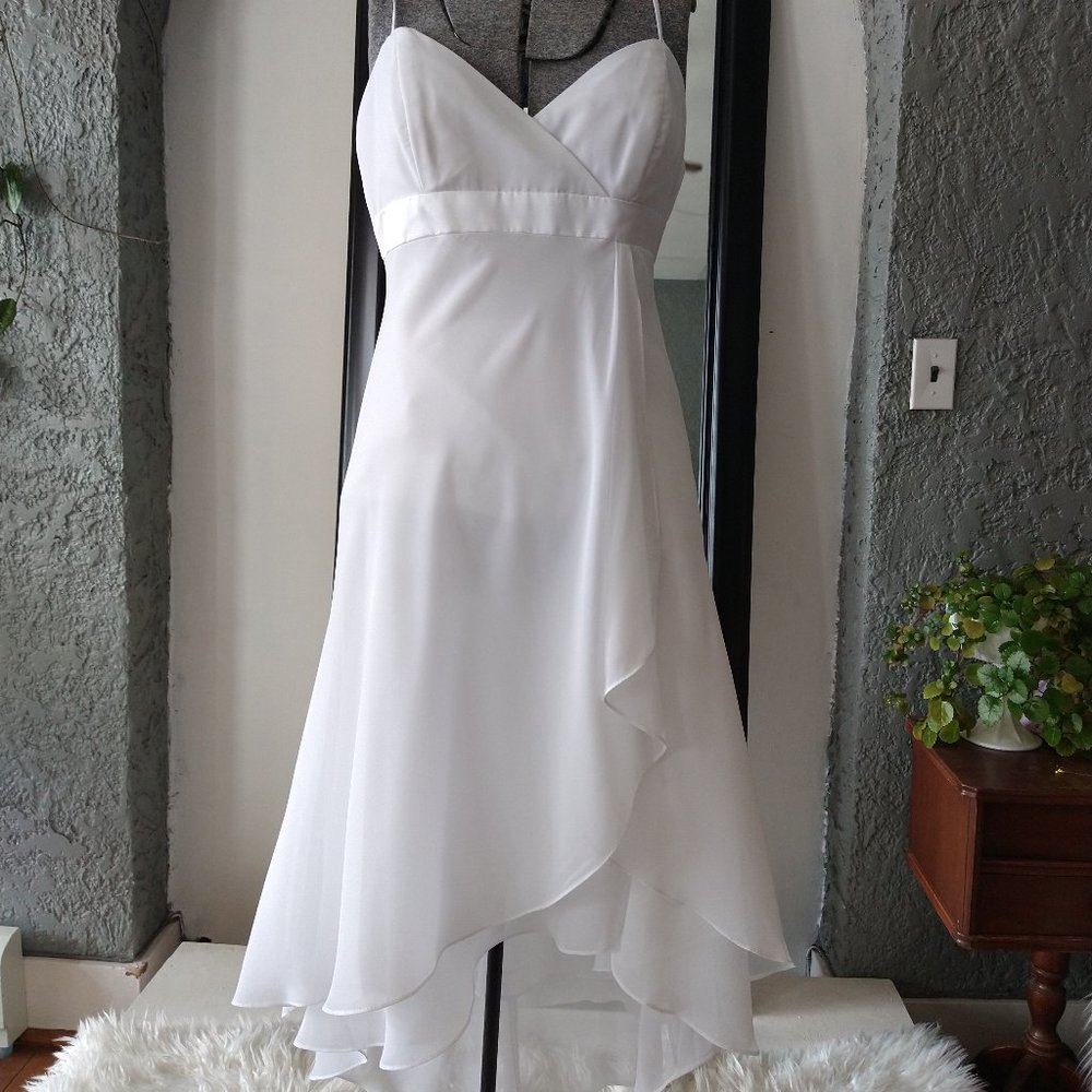 White Alfred Angelo Dress